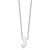 Sterling Silver/Rhodium-plated New Jersey State Necklace