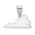 Sterling Silver/Rhodium-plated Virginia State Pendant