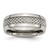 Titanium Polished w/Grey Carbon Fiber Inlay 8mm Band - TB-ED9E543C-5750