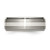 Titanium Ridged Edge Sterling Silver Inlay 8mm Brushed/Polished Band - TB-53817427-8740