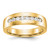 True Origin 14k Men's 1/2 carat Lab Grown Diamond VS DEF Channel Band - RM-11A1F7F8-3007