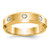 True Origin 14K Men's 1/6 carat Lab Grown Diamond VS  D E F Band