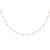 True Origin 14k Rose Gold 1 1/3 carat Lab Grown Diamond VS+ F+ Twenty Station 20 inch Necklace