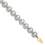 14K 8-9mm Grey Near Round Freshwater Cultured Pearl 7.5 inch Bracelet
