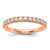 True Origin 14K Rose Gold 1/2 carat Lab Grown Diamond VS  D E F  Band