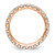 True Origin 14K Rose Gold 2 carat Lab Grown Diamond VS  D E F  Size 6 Eternity Ring