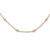 True Origin 14k Rose Gold 3/8 carat Lab Grown Diamond VS+ F+ Sixteen Station 16 inch Necklace