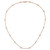 True Origin 14k Rose Gold 3/8 carat Lab Grown Diamond VS+ F+ Sixteen Station 16 inch Necklace