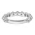 True Origin 14k White Gold 1 1/2 carat Lab Grown Diamond VS D E F Complete Thirteen Stone Ring