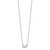 True Origin 14k White Gold 1 5/8 carat Lab Grown Diamond VS DEF 18 inch Two Stone Necklace
