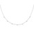 True Origin 14k White Gold 1 carat Lab Grown Diamond VS DEF Multi Station 18 inch Necklace