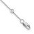 True Origin 14k White Gold 1 carat Lab Grown Diamond VS+ F+ Sixteen Station 16 inch Necklace