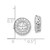 True Origin 14K White Gold 1/2 carat Lab Grown Diamond VS  D E F  for 5.5-6mm Studs Earring Jackets
