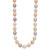 14k 8-9mm Pink/Purple/White Alternating Color Rice Freshwater Cultured Pearl 18 inch Necklace