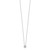 True Origin 14k White Gold 1/2 carat Lab Grown Diamond VS DEF 18 inch Floral Pendant Necklace
