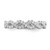 True Origin 14K White Gold 1/3 carat Lab Grown Diamond VS  D E F  Intertwined Band