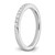 True Origin 14K White Gold 1/3 carat Lab Grown Diamond VS  D E F  Wedding Band - RM-319DCD90-9539