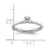 True Origin 14k White Gold 1/3 carat Lab Grown Diamond VS/SI+ G+ Round Solitaire Engagement Ring