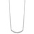 True Origin 14K White Gold 1/4 carat Lab Grown Diamond VS  D E F 18 inch Graduated Curved Bar Necklace