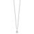 True Origin 14k White Gold 1/4 carat Lab Grown Diamond VS DEF 18 inch Solitaire Pendant Necklace