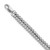 True Origin 14k White Gold 2 7/8 carat Lab Grown Diamond VS+ F+ Double Row 7 inch Bracelet with a 1 inch extension