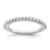 True Origin 14K White Gold 3/8 carat Lab Grown Diamond VS  D E F  Band - RM-7B9F558D-5968