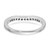 True Origin 14K White Gold 5/8 carat Lab Grown Diamond VS  D E F  Bands Set of Two