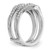 True Origin 14K White Gold 5/8 carat Lab Grown Diamond VS  D E F  Ring Guard