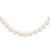 14k 8-9mm White Round Akoya Saltwater Cultured Pearl 18 inch Necklace
