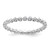 True Origin 14k White Gold 7/8 carat Lab Grown Diamond VS D E F Eternity Band - ET-074EA05C-4121