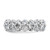 True Origin 14k White Gold Lab Grown Diamond VS DEF 3 1/5 carat Size 4 Eternity Band