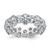 True Origin 14k White Gold Lab Grown Diamond VS DEF 5 3/8 carat Size 7.5 Eternity Band Mounting