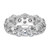 True Origin 14k White Gold Lab Grown Diamond VS DEF 5 3/8 carat Size 7.5 Eternity Band Mounting