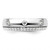 True Origin 14k White Gold Men's 1/2 carat Lab Grown Diamond VS D E F Band