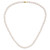 14k 8-9mm White Round Akoya Saltwater Cultured Pearl 24 inch Necklace