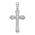 True Origin White Gold 14k 3/4 carat Lab Grown Diamond VS D E F Cross Pendant - PM-3ACAB876-8861
