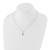 White Ice Sterling Silver Rhodium-plated 18 inch Diamond and Citrine Teardrop Necklace with 2 inch Extender