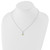White Ice Sterling Silver Rhodium-plated 18 inch Diamond and Peridot Necklace with 2 inch Extender - QW-29EAB1EB-9046