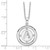 White Ice Sterling Silver Rhodium-plated 18 Inch Diamond Letter A Initial Necklace with 2 Inch Extender