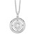 White Ice Sterling Silver Rhodium-plated 18 Inch Diamond Letter C Initial Necklace with 2 Inch Extender