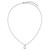 White Ice Sterling Silver Rhodium-plated 18 inch Diamond Letter G Initial Necklace plus 2 inch Extender