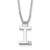 White Ice Sterling Silver Rhodium-plated 18 inch Diamond Letter I Initial Necklace plus 2 inch Extender