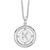 White Ice Sterling Silver Rhodium-plated 18 Inch Diamond Letter K Initial Necklace with 2 Inch Extender