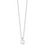 White Ice Sterling Silver Rhodium-plated 18 inch Diamond Letter Q Initial Necklace plus 2 inch Extender