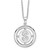 White Ice Sterling Silver Rhodium-plated 18 Inch Diamond Letter S Initial Necklace with 2 Inch Extender