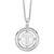 White Ice Sterling Silver Rhodium-plated 18 Inch Diamond Letter T Initial Necklace with 2 Inch Extender