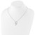 White Ice Sterling Silver Rhodium-plated 18 Inch Diamond Necklace with 2 Inch Extender - QW-3D7627EF-8610