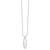 White Ice Sterling Silver Rhodium-plated 18 Inch Diamond Necklace with 2 Inch Extender - QW-8D9492E8-4212