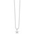 White Ice Sterling Silver Rhodium-plated 18 Inch Diamond Star Necklace with 2 Inch Extender - QW-CED2D4A3-9849