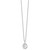 White Ice Sterling Silver Rhodium-plated 18 Inch Diamond Swirl Necklace with 2 Inch Extender - QW-7BD57058-4466